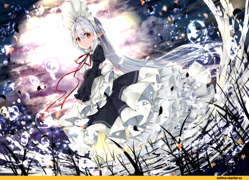 Anime Art, Maid, umi no mizu, Anime