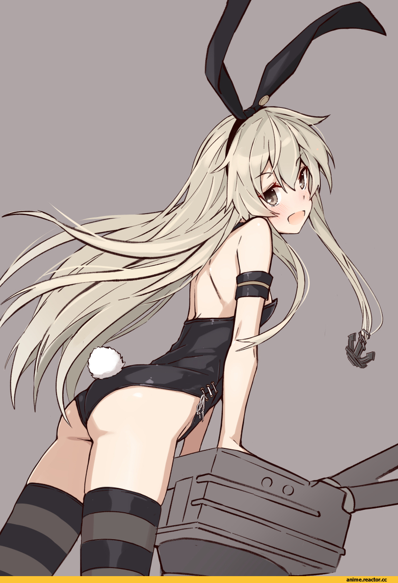 Shimakaze, Kantai Collection, Takanashi Kei, Bunnysuit, Anime
