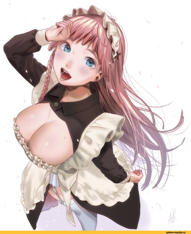 Anime Art, kamiyama aya, Maid, Kyonyuu Not Ero, Anime