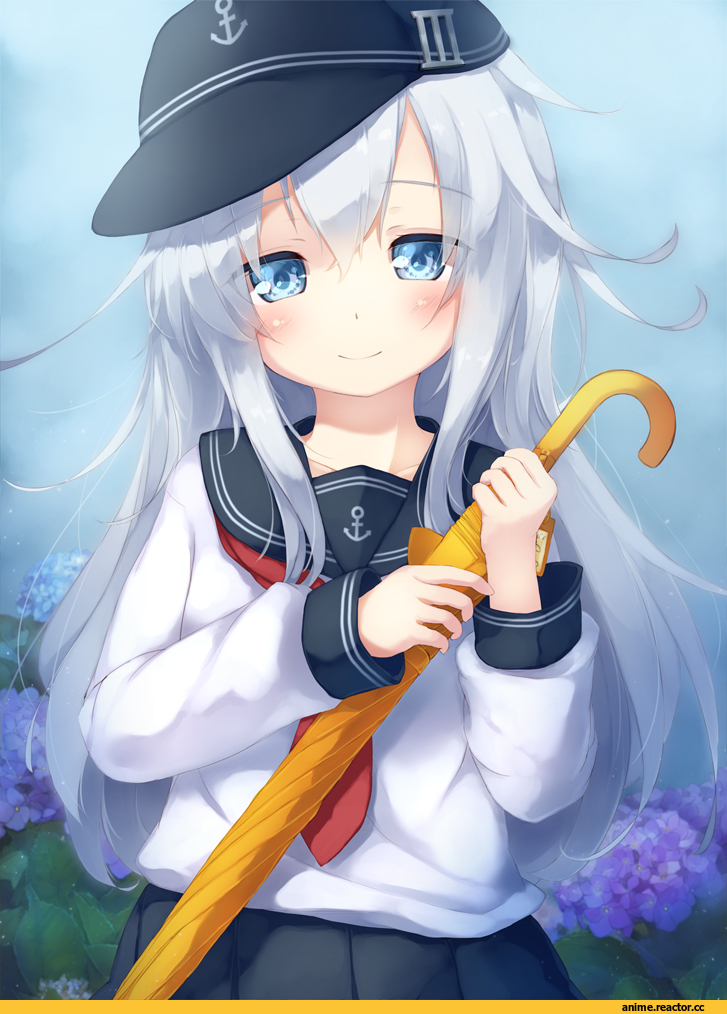 Anime Art, gengetsu chihiro, Kantai Collection, Hibiki (Kantai Collection), Anime