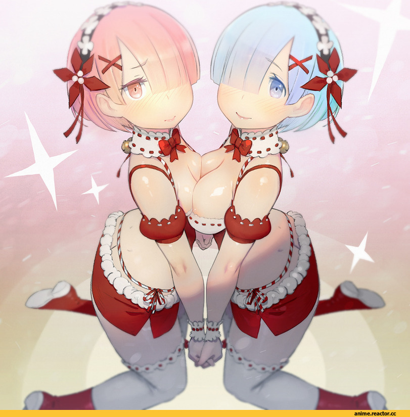 pink crown, Ram (Re Zero), Re Zero Kara Hajimeru Isekai Seikatsu, Rem (re zero), Anime