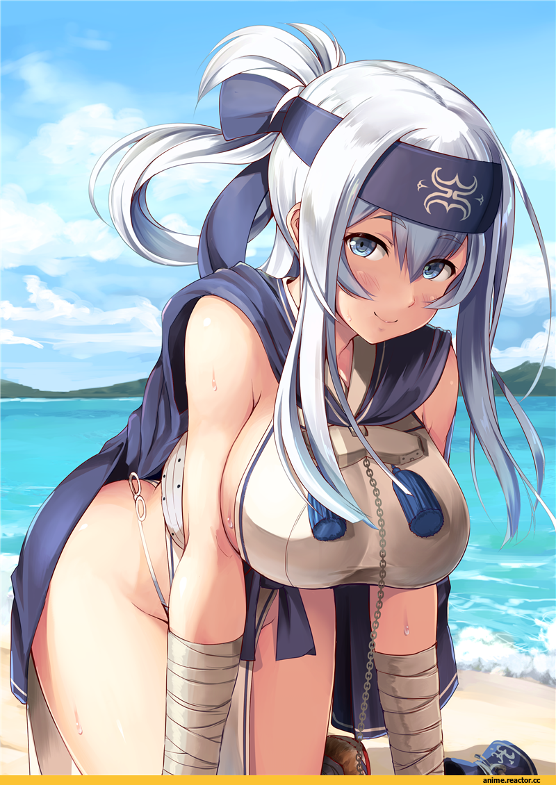 Anime Art, Kamoi (Kantai Collection), Kantai Collection, Ichikawa Feesu, Large Breasts (Anime), Anime