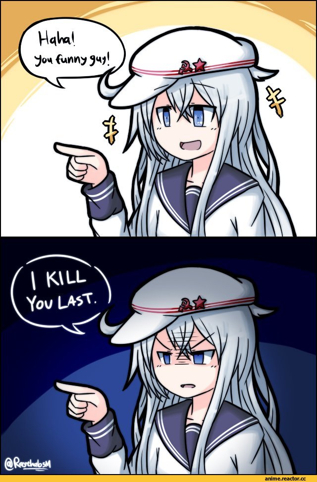 raythalosm, verniy (kantai collection), Kantai Collection, Hibiki (Kantai Collection), Anime