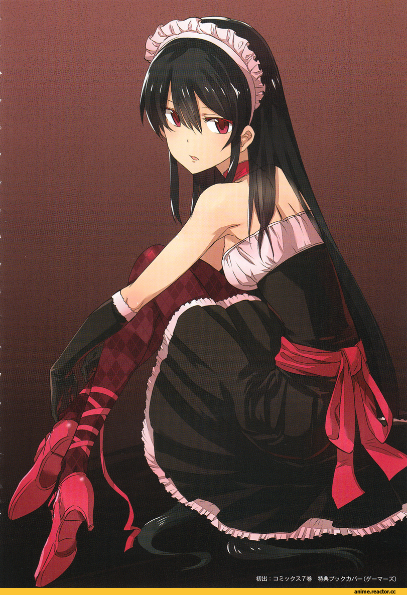 Akame ga kill, Akame, Anime Art, красивые картинки, art, Maid, Anime