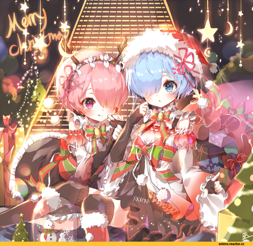 Re Zero Kara Hajimeru Isekai Seikatsu, Rem (re zero), Ram (Re Zero), dohj00, Anime