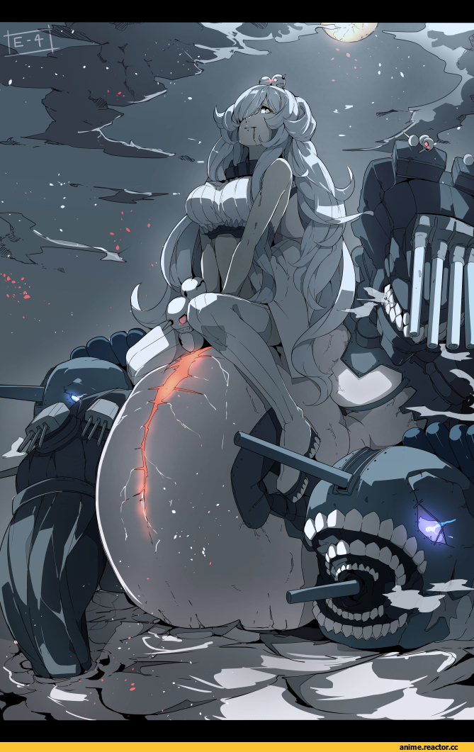 french battleship hime, Kantai Collection, Ninimo Nimo, Anime Art, Anime