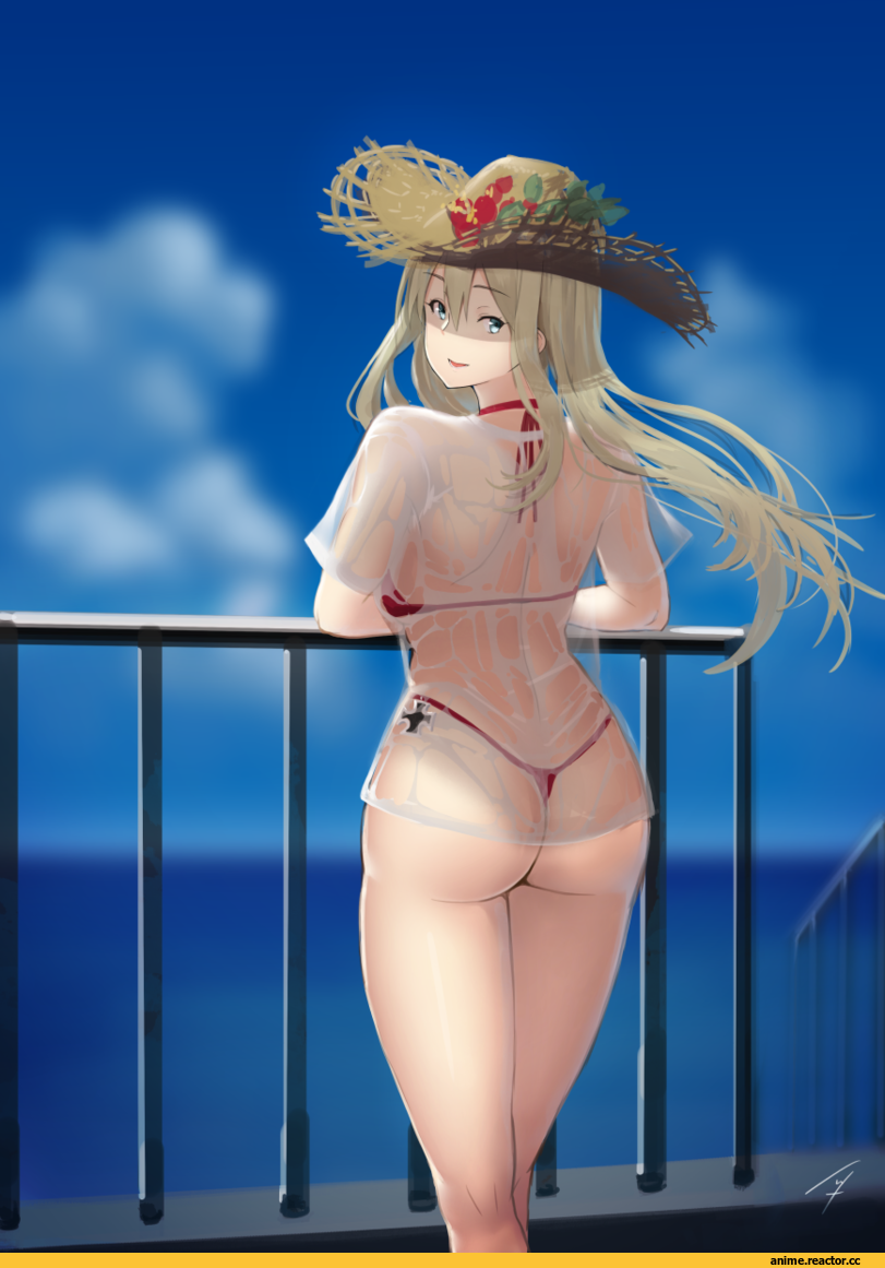 Bismarck (Kantai Collection), Kantai Collection, Anime Ero Swim, Anime Ero, oshiri, Hayabusa, Anime Art, Anime