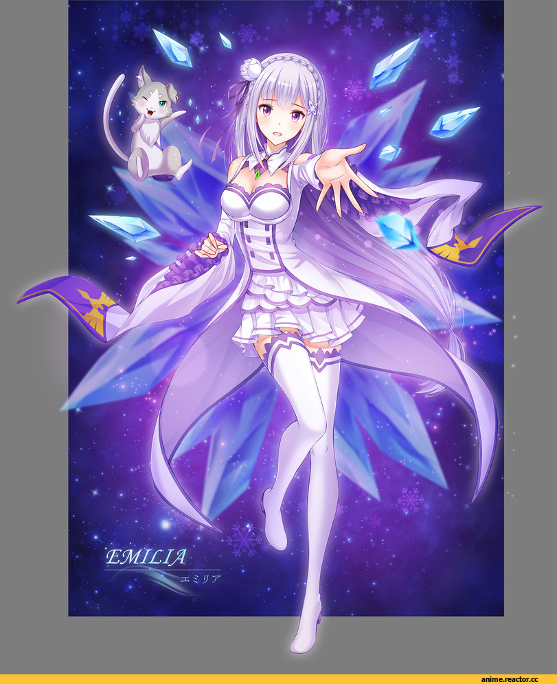 Emilia (re zero), Re Zero Kara Hajimeru Isekai Seikatsu, ltt challenger, Anime