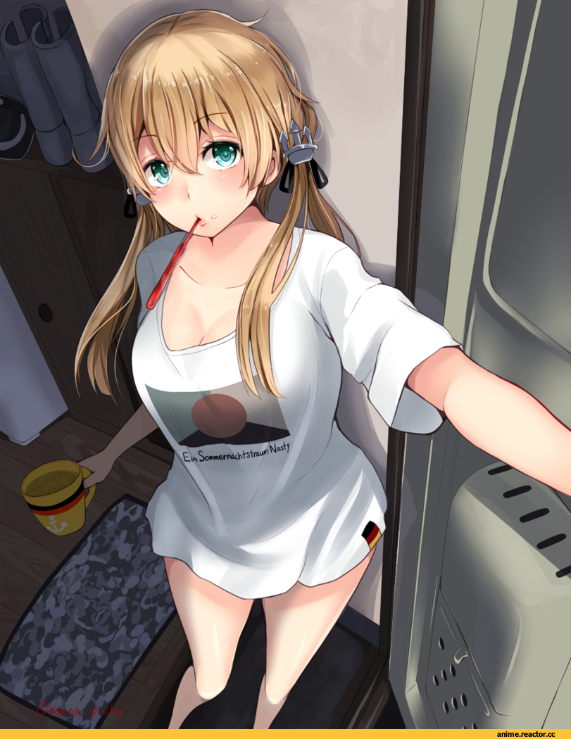 Anime Art, Prinz Eugen (Kantai Collection), Kantai Collection, narushima kanna, Anime