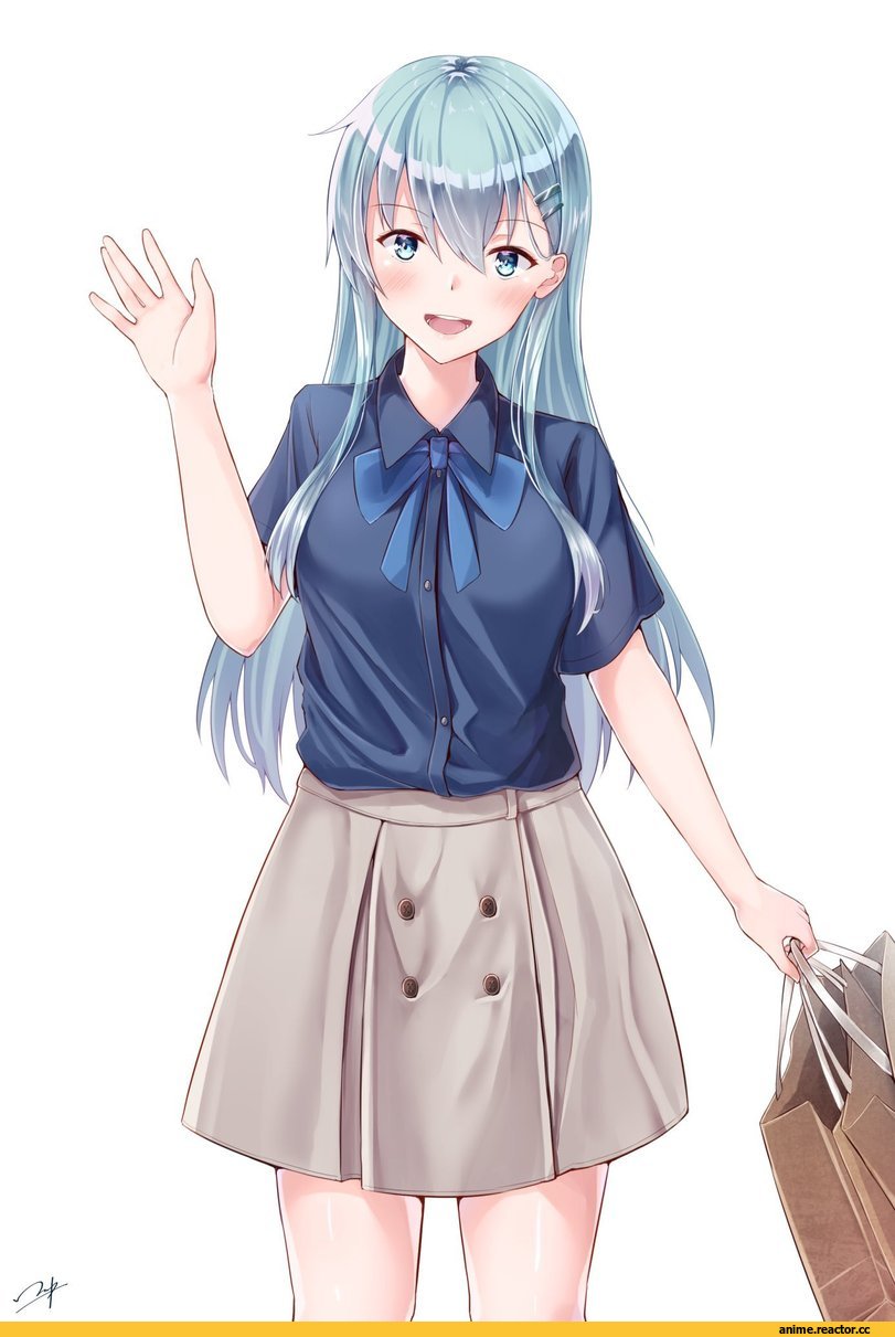 Anime Art, suzuya, Kantai Collection, yukai nao, Anime