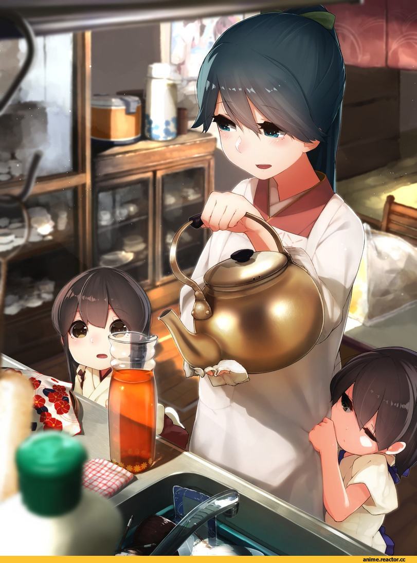 Kantai Collection, Houshou (Kantai Collection), Akagi, Kaga (Kantai Collection), suginoji, Anime