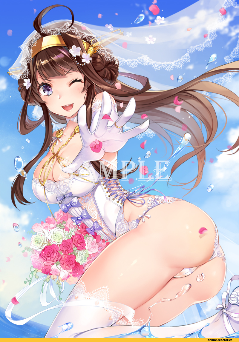 Kongou (Kantai Collection), Kantai Collection, Anime Ero Pantsu, Anime Ero, Anime Ero Pussy, Anime Art, oshiri, под катом еще одна, catsizuru, Anime