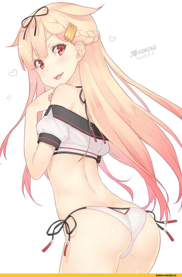 Yuudachi, Kantai Collection, dan (kumadan), Anime Ero Swim, Anime Ero, Anime Ero Ass, Anime
