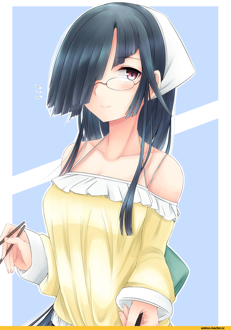 Hayashimo (Kantai Collection), Kantai Collection, dial16yoi, Megane, Anime