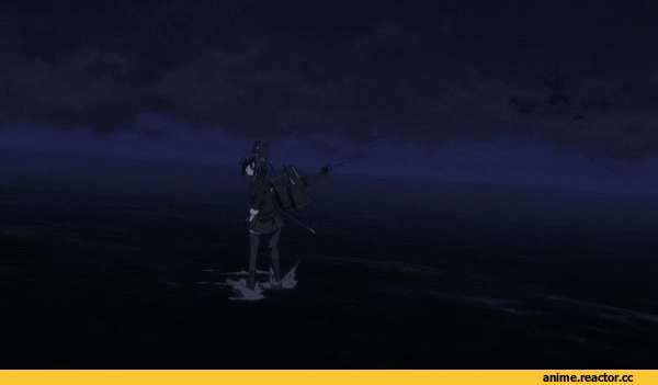 Tenryuu, Kantai Collection, anime gif, kancolle the movie, Anime