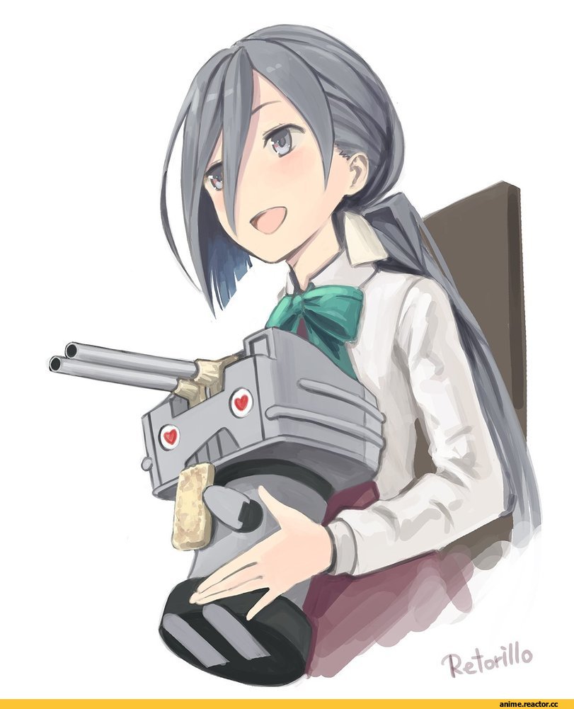 Kantai Collection, Kiyoshimo (Kantai Collection), rensouhou-kun, retorillo, Anime