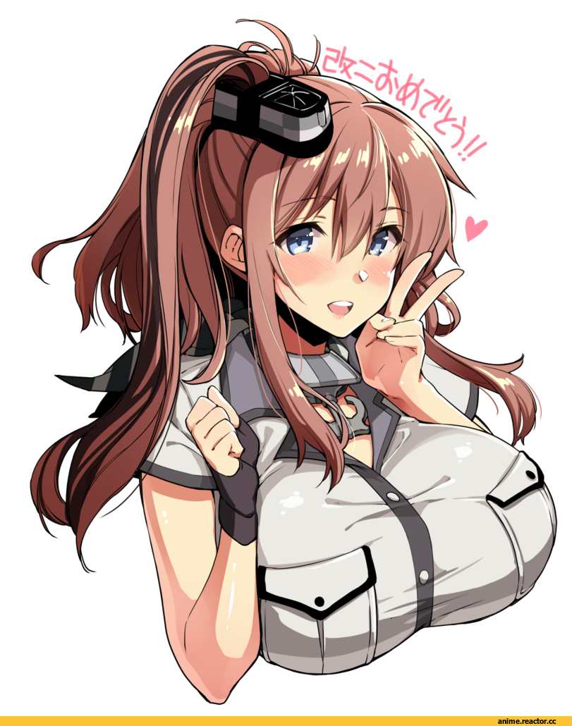 kekocha, Saratoga (Kantai Collection), Kantai Collection, Kyonyuu Not Ero, Anime