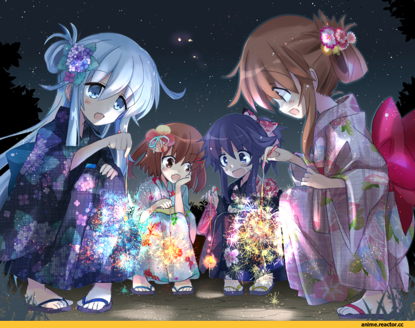 Akatsuki, Kantai Collection, Hibiki (Kantai Collection), Ikazuchi, Inazuma (Kantai Collection), hizuki yayoi, Anime