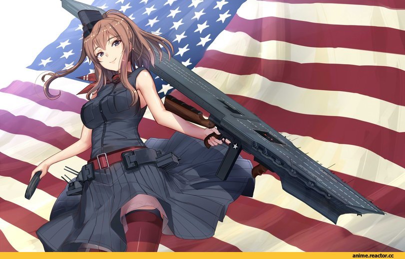 Saratoga (Kantai Collection), Kantai Collection, AkasaAi, Anime Art, Anime