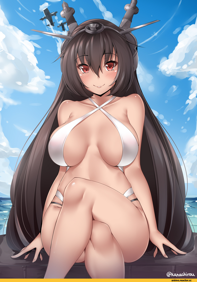 Anime Ero Swim, Anime Ero, Anime Ero Kyonyuu, Kantai Collection, Nagato (Kantai Collection), kanachirou, Anime