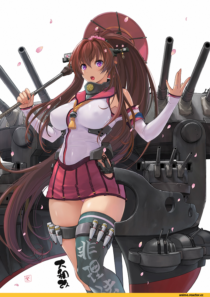 murasaki nyaa, Yamato (Kantai Collection), Kantai Collection, Anime