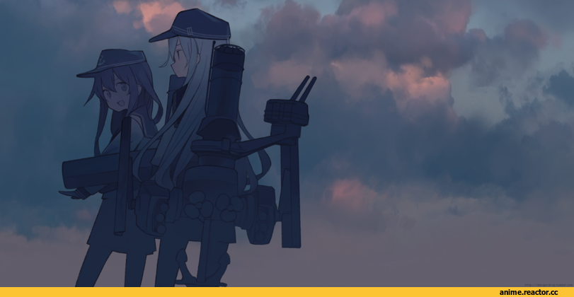 dangerdrop, Kantai Collection, akatsuki (kantai collection), Hibiki (Kantai Collection), Anime