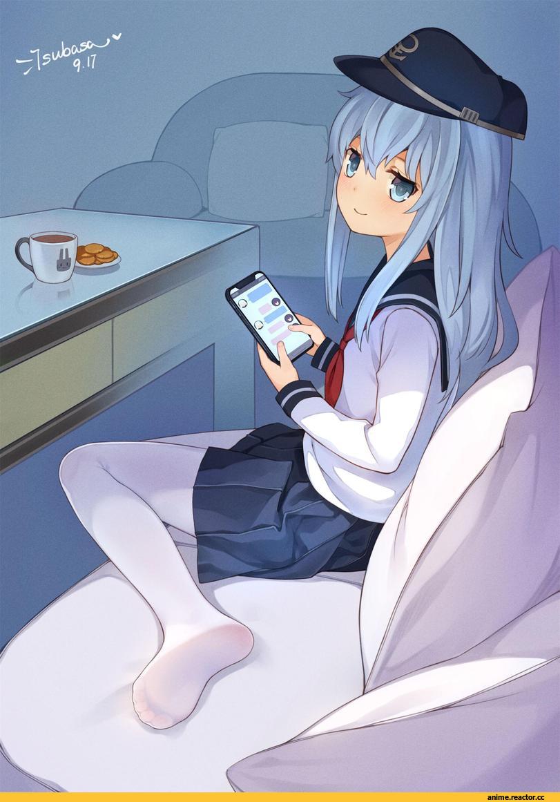 Hibiki (Kantai Collection), Kantai Collection, tsubasa tsubasa, Anime Feet, Anime