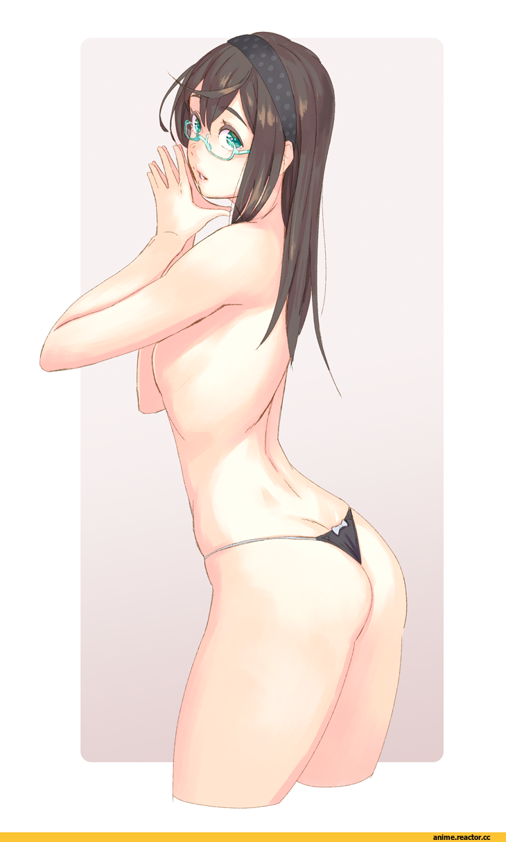 Ooyodo (Kantai Collection), Kantai Collection, Adult pantsu, Anime Ero, oshiri, Yuuji (And), Megane, Anime