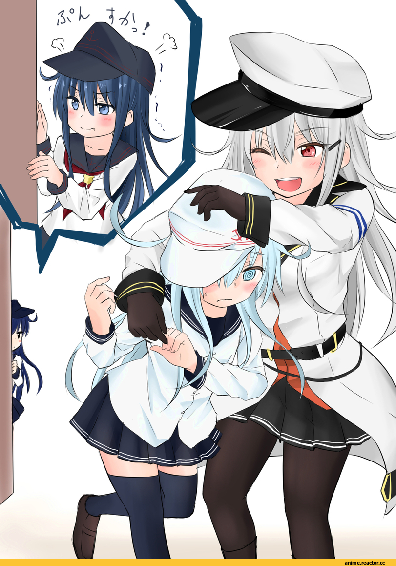 Kantai Collection, akatsuki (kantai collection), Gangut (Kantai Collection), verniy (kantai collection), umino haruka (harukaumino6), Anime