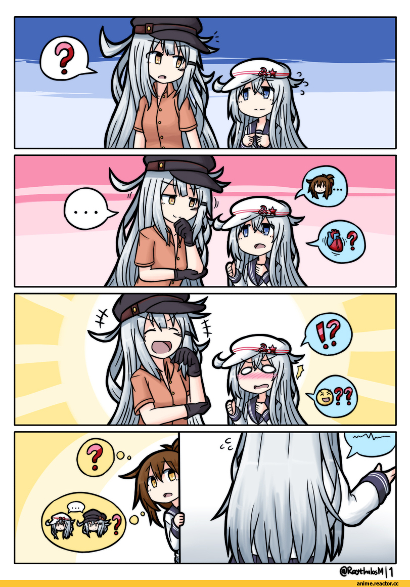 Кантай комиксы, Anime Комиксы, Aquila (Kantai Collection), Kantai Collection, graf zeppelin (kantai collection), Ido (Teketeke), Anime Art, 4koma, Anime