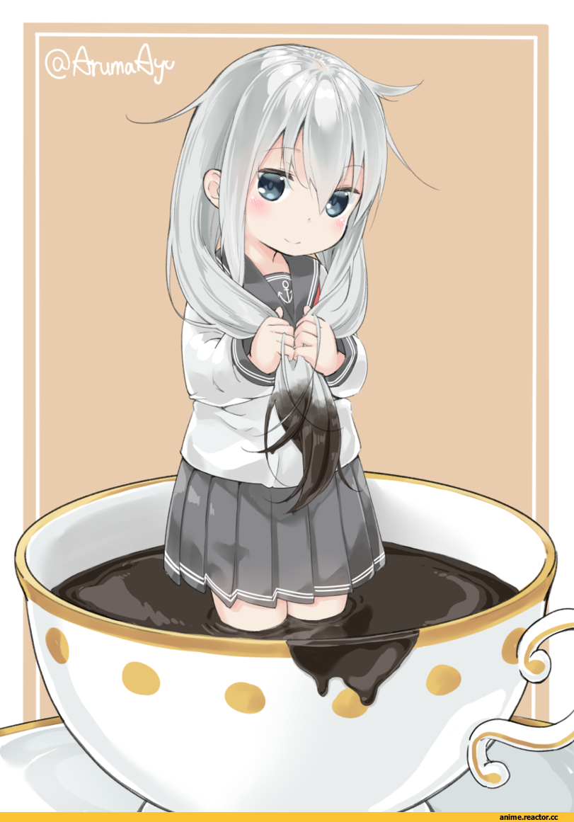 Hibiki (Kantai Collection), Kantai Collection, aruma (sawayaka tokuko miruku), Anime