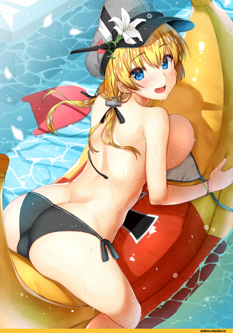 Anime Art, Body Mahattaya Ginga, Kantai Collection, Prinz Eugen (Kantai Collection), Anime Ero, Anime Ero Swim, Anime