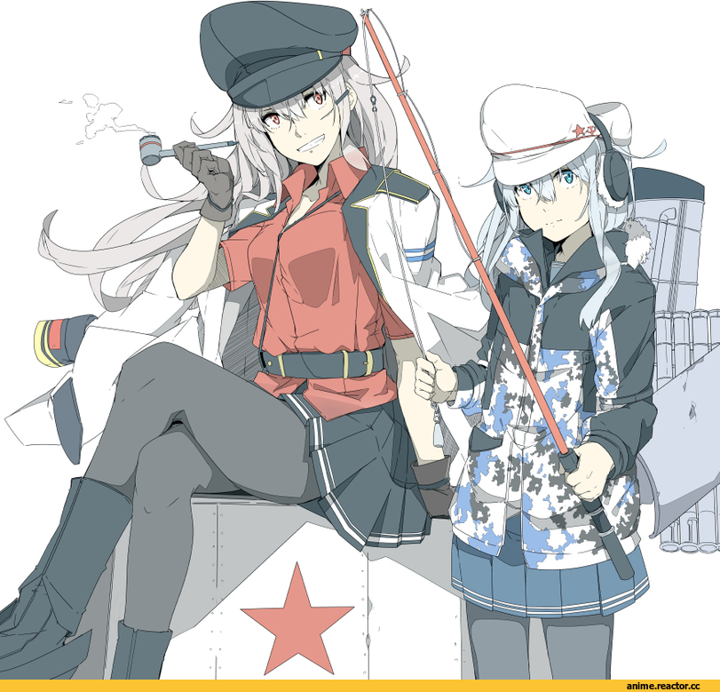 Ninimo Nimo, Anime Art, verniy (kantai collection), Kantai Collection, Gangut (Kantai Collection), Anime