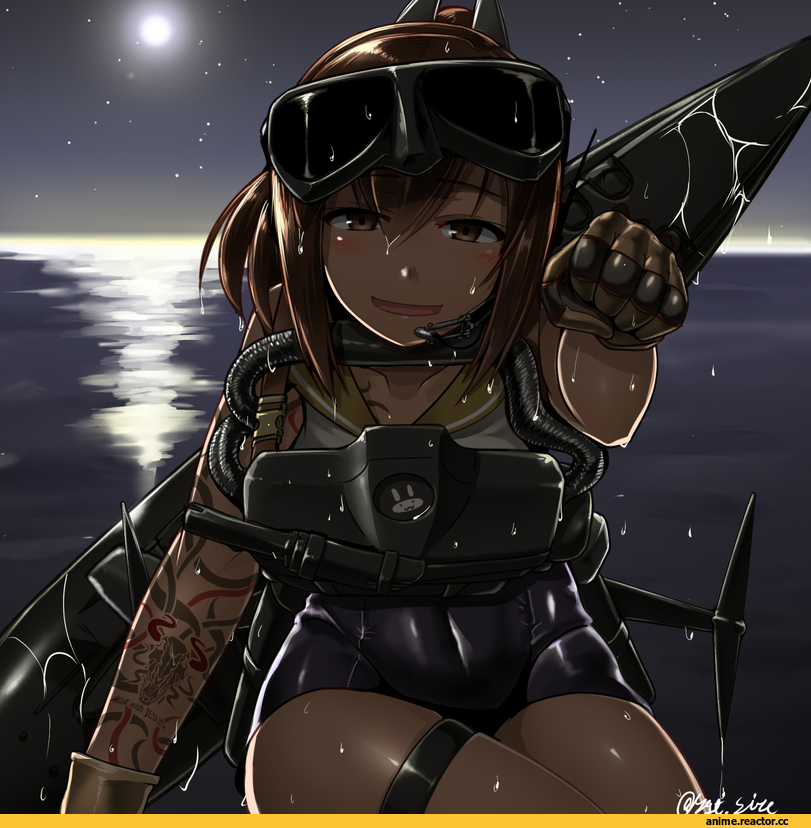 I-401, Kantai Collection, saizu nitou gunsou, Anime Art, Anime