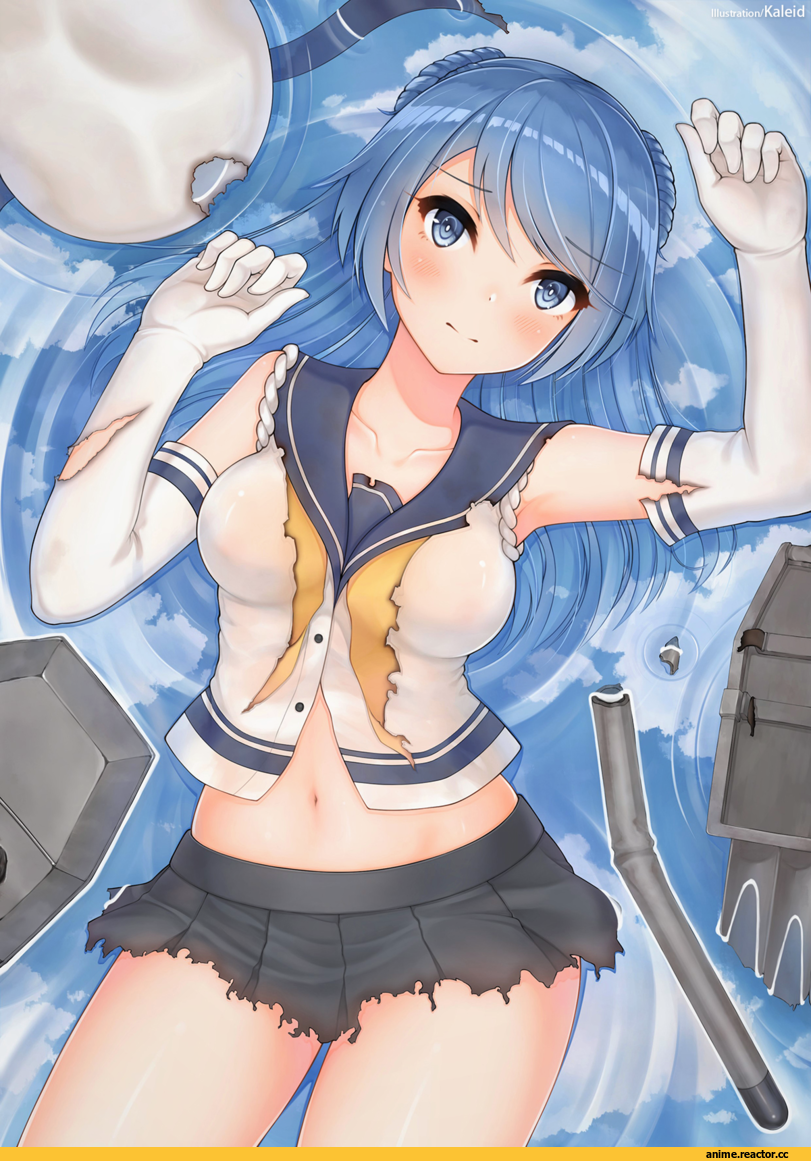 Urakaze, Kantai Collection, kaleid, Anime Ero, Anime