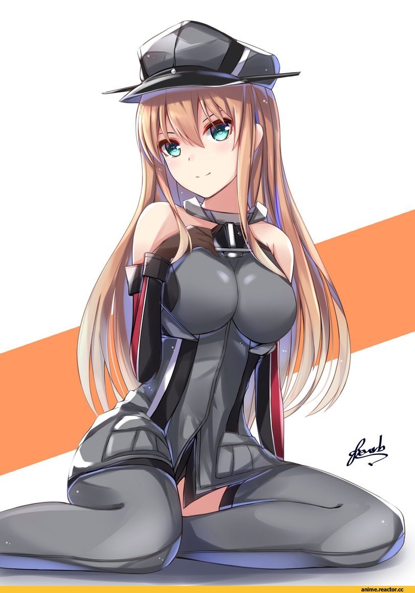 Anime Art, bee doushi, Kantai Collection, Bismarck (Kantai Collection), Anime