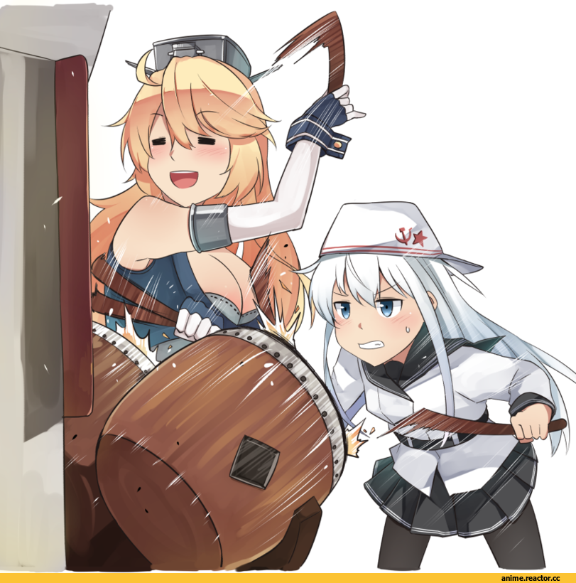Ido (Teketeke), Anime Art, Iowa (Kantai Collection), Kantai Collection, verniy (kantai collection), Anime