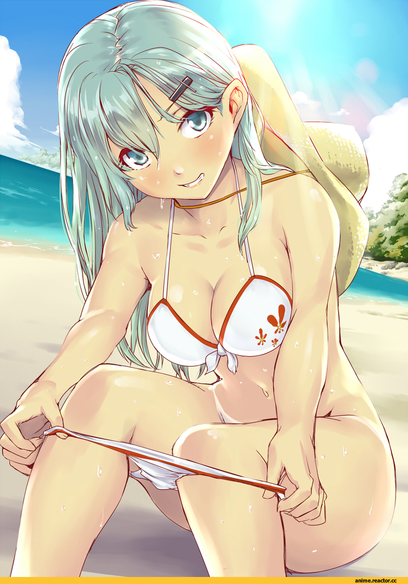 nekotama1987, Suzuya (Kantai Collection), Kantai Collection, Anime Art, Anime Ero Swim, Anime Ero, Anime