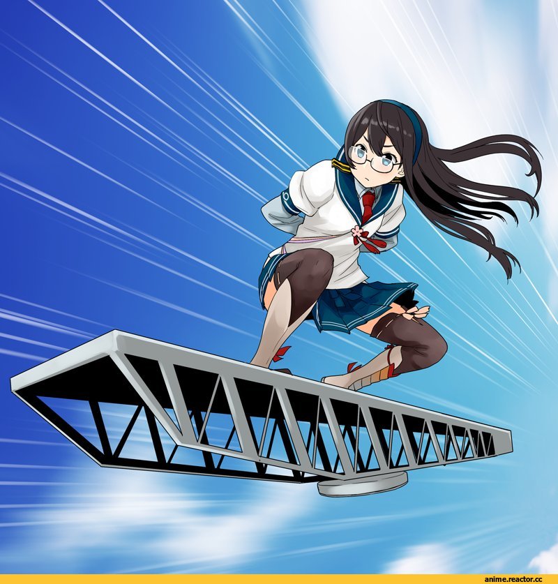 crossover, Ooyodo (Kantai Collection), Kantai Collection, Dragon Ball, tao pai pai, watanore, Megane, Mercenary Tao, Anime