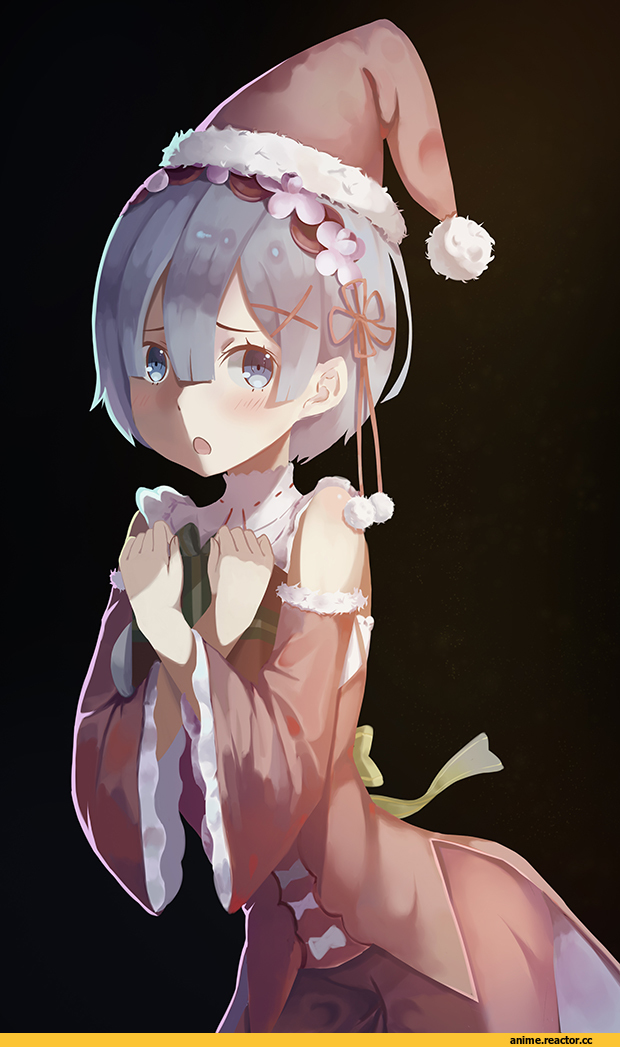 Re Zero Kara Hajimeru Isekai Seikatsu, Rem (re zero), aicky, Anime Art, Anime Christmas, Anime