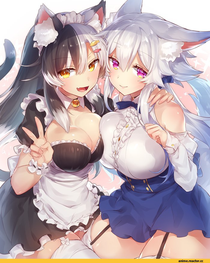 Anime Art, Yamaarashi, Anime Original, Animal Ears, neko, Inumimi, Maid, Anime
