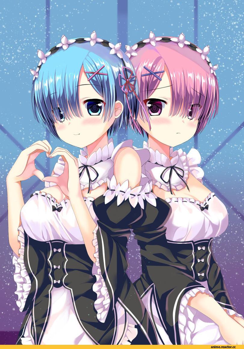 Re Zero Kara Hajimeru Isekai Seikatsu, Rem (re zero), Ram (Re Zero), Anime