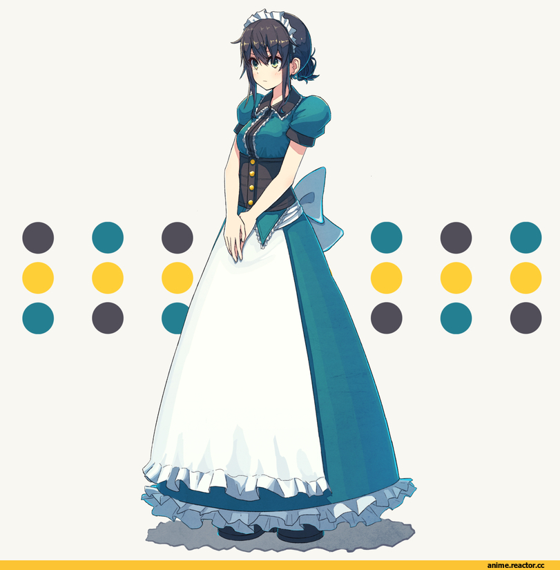 AO, Anime Art, amekaze yukinatsu, Maid, Anime