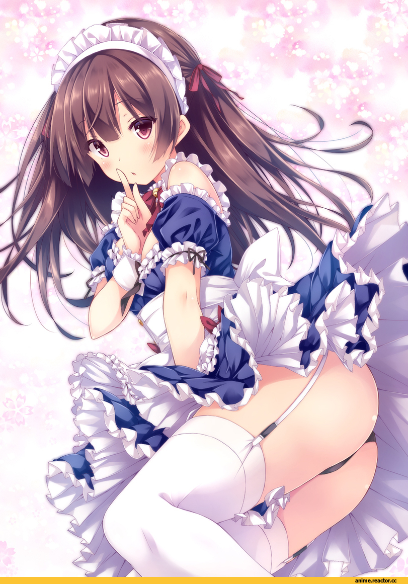 AO, Anime Art, Maid, Anime Ero Pantsu, Anime Ero, Ryo, Anime Ero Ass, Anime