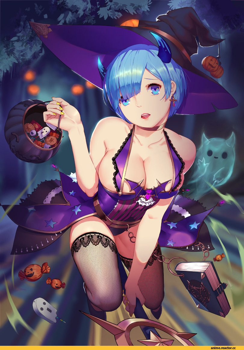 Re Zero Kara Hajimeru Isekai Seikatsu, Rem (re zero), Anime Ero, Anime Halloween, Marchtl7, Anime