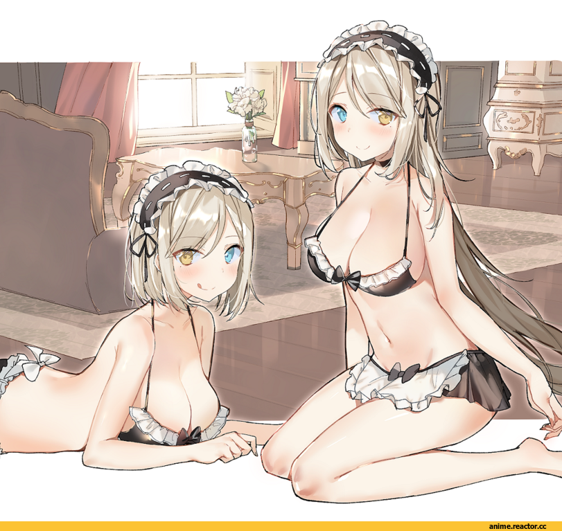 AO, Anime Art, kurut, Anime Ero Swim, Anime Ero, Maid, Anime