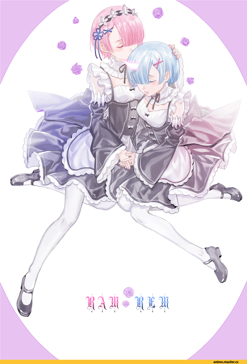 Ram (Re Zero), Re Zero Kara Hajimeru Isekai Seikatsu, Rem (re zero), Majiang, Anime Art, Anime