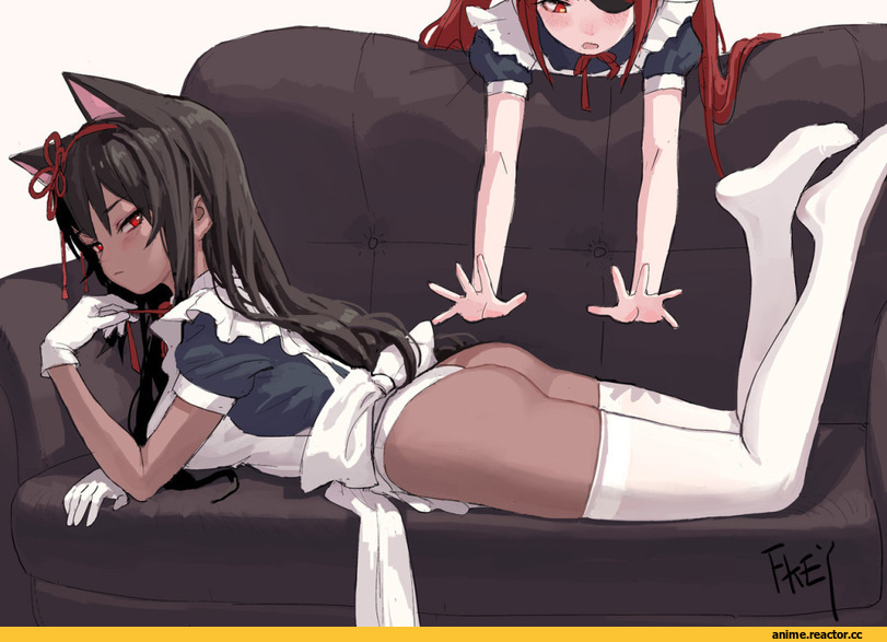 Anime Ero Pantsu, Anime Ero, Animal Ears, FKEY, Anime Art, Maid, Anime Ero Ass, Anime