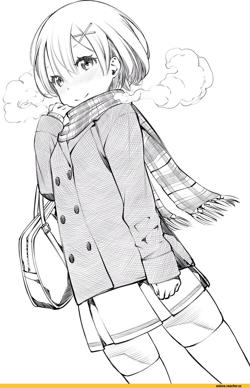 Re Zero Kara Hajimeru Isekai Seikatsu, Rem (re zero), Monochrome (Anime), Fukushima Masayasu, Anime