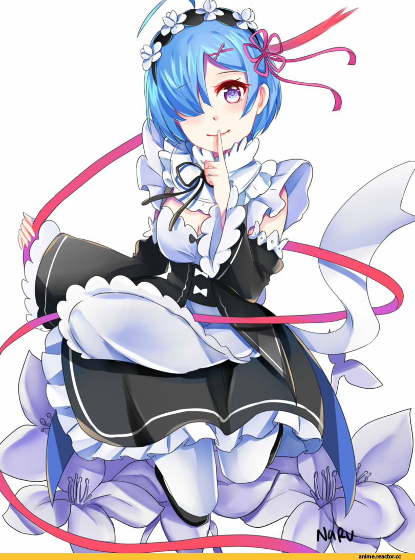 Re Zero Kara Hajimeru Isekai Seikatsu, Rem (re zero), naru, Anime